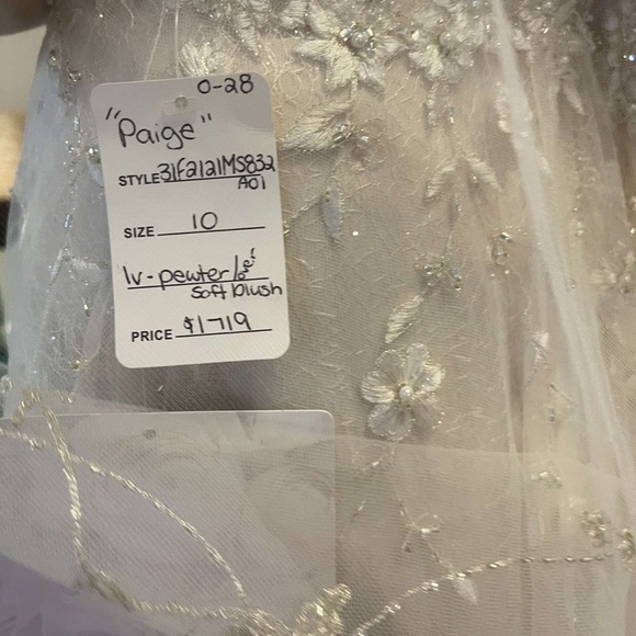 Maggie Sottero Paige Wedding Dress Size 10 - Picture 4 of 16